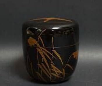 Amazon.co.jp: 閑茶道具輪島塗 塗師 一友斎(牧 紀勇)作 金蒔絵螺鈿象嵌